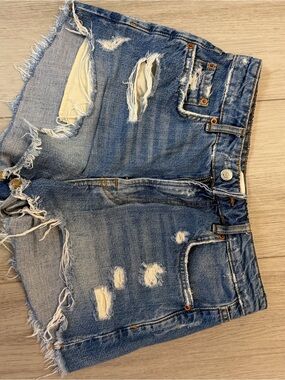 Zara Blue Denim Shorts